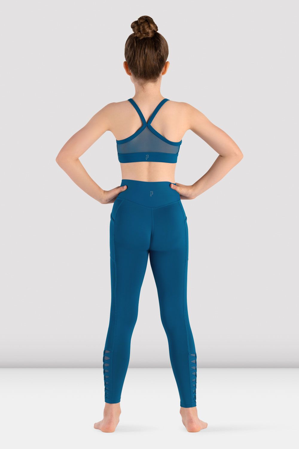 Idalene Crop Top - Peacock