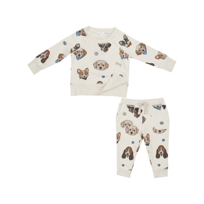 Puppy Faces Sweatshirt & Legging