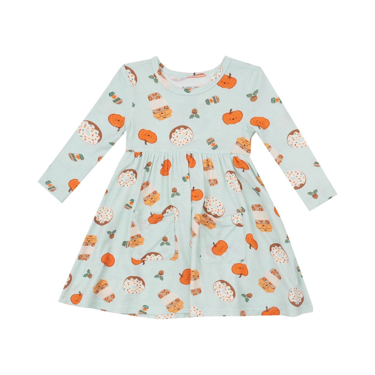 Pumpkin Spice Latte Twirly LS Dress