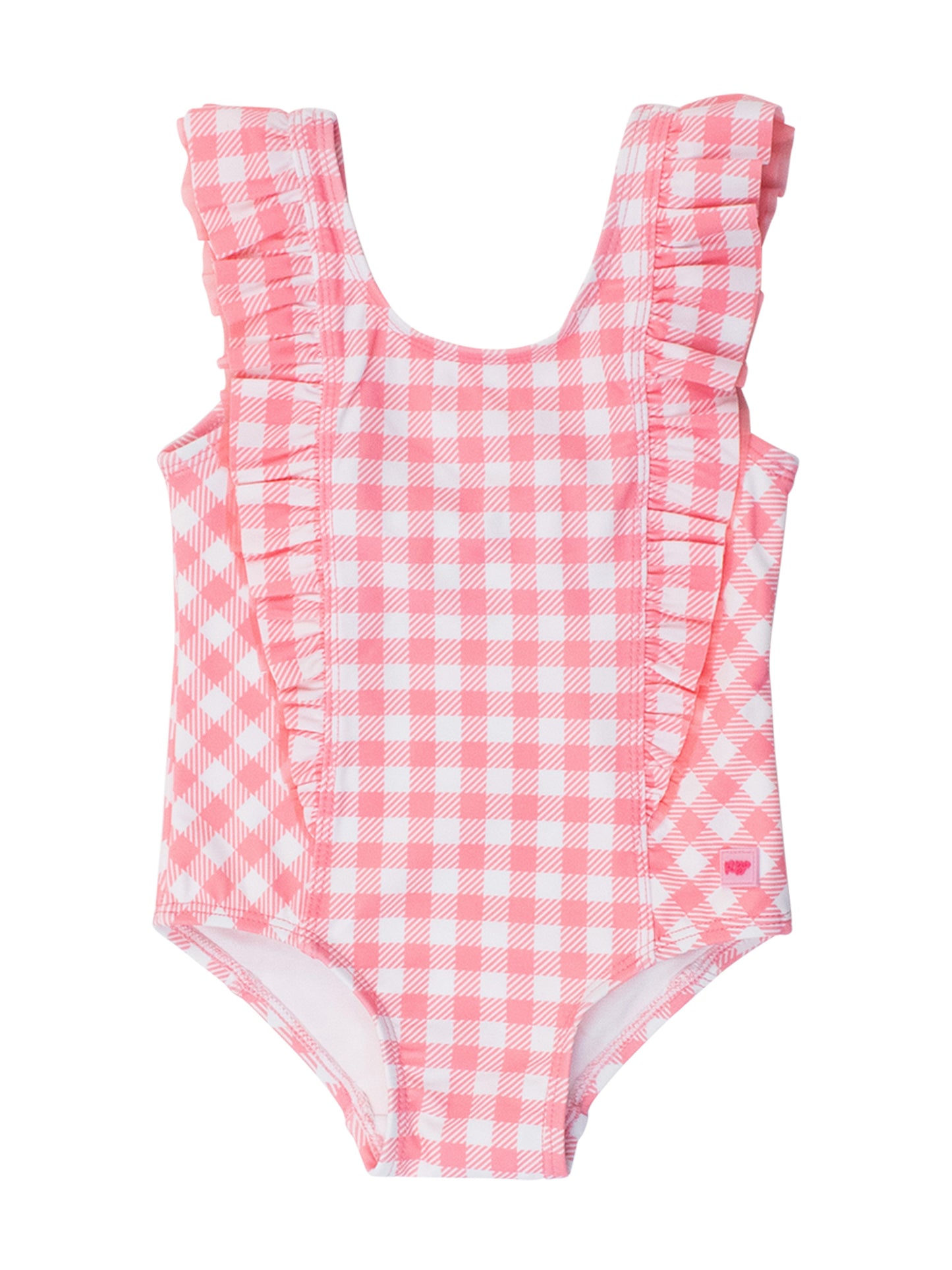 Waterfall 1PC - Pink Gingham