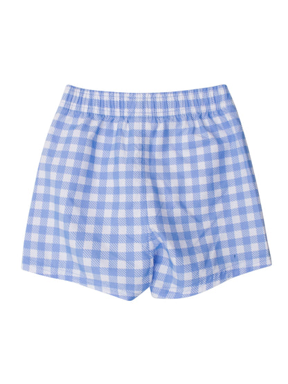 Swim Trunks - Blue Gingham