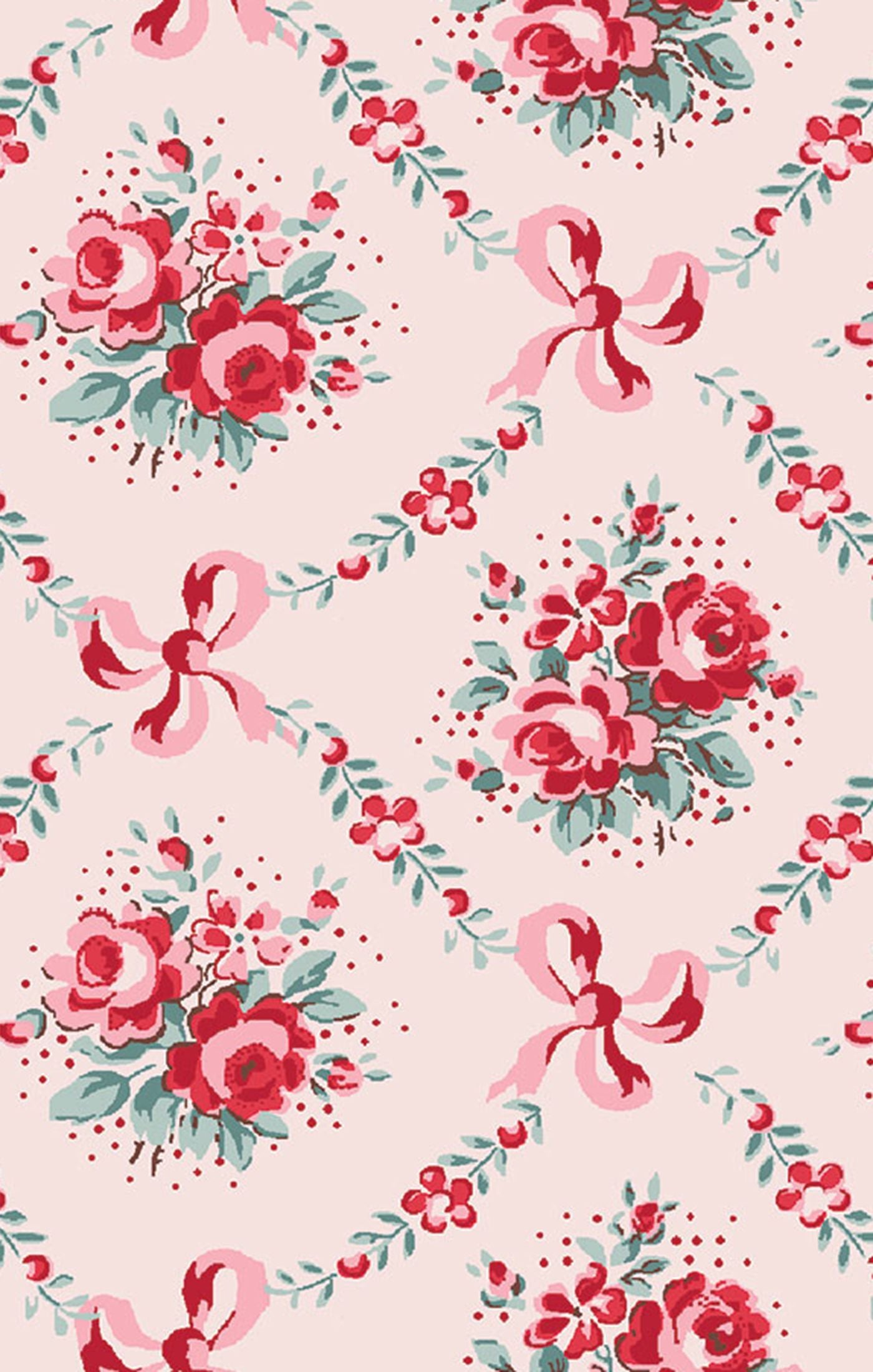 Rose Bow Lattice - Bows 2PK