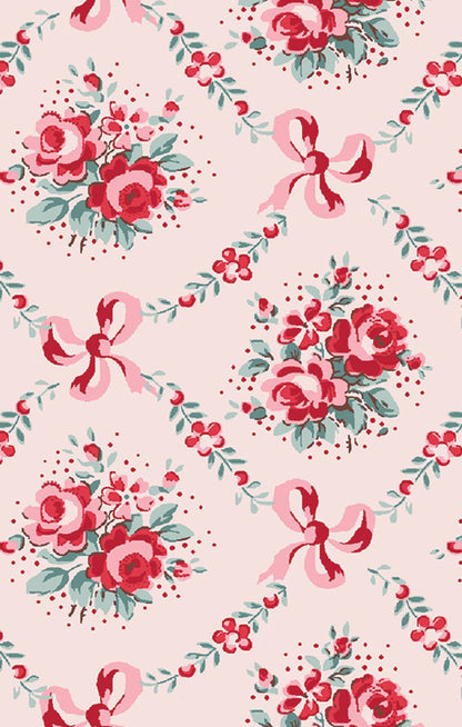 Rose Bow Lattice - Bows 2PK