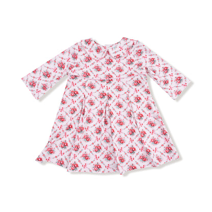 Rose Bow Lattice - Dress Set