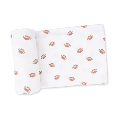 476 MFB-Mini Football Swaddle Blanket