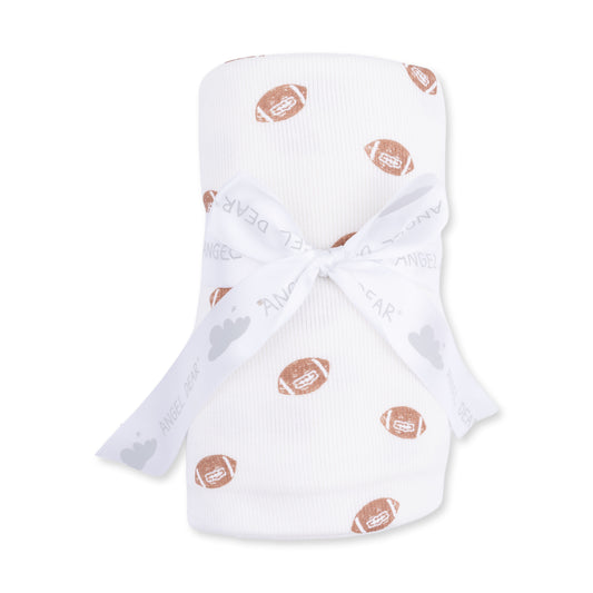 476 MFB-Mini Football Swaddle Blanket