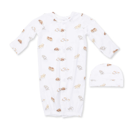 539S-PSC Puppy - Convertible Gown & Hat