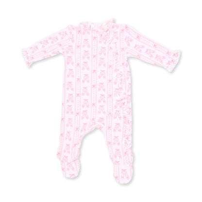 Kimono Ruffle Footie/1395