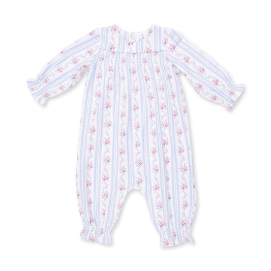 Anna Floral Smocked Romper-967AFS