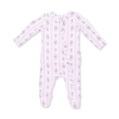 2 Way Ruffle Back Zipper Footie-653