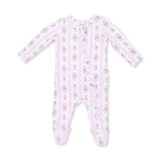 2 Way Ruffle Back Zipper Footie-653