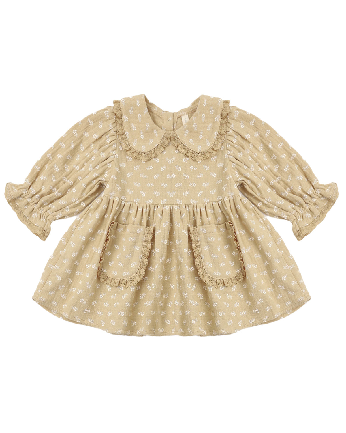 Marisol Dress-Butterscotch Floral/566PUMK