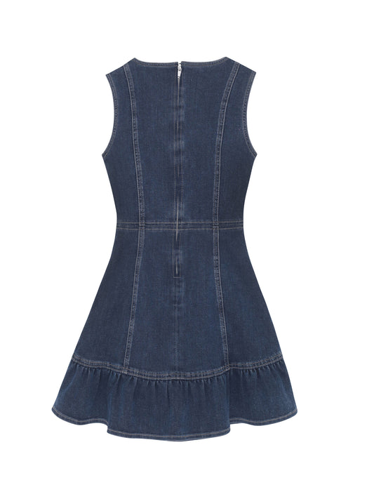 Bety Dress Denim-Nightlight