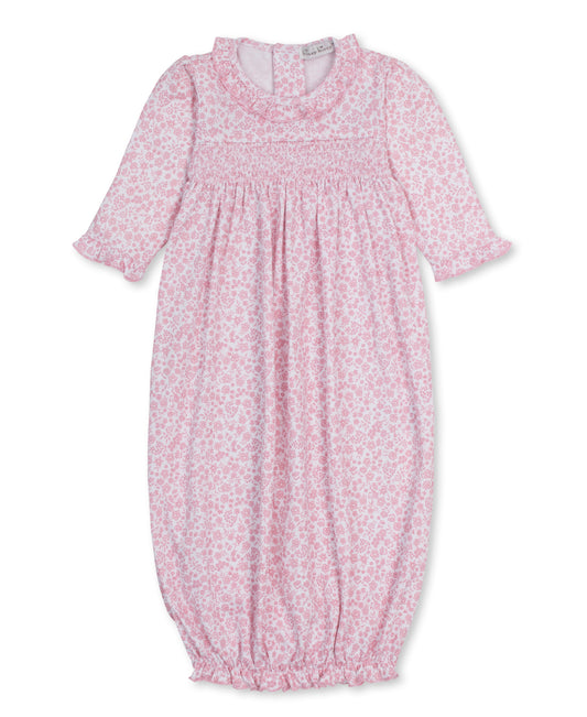 Smocked Sac-Fall Blooms/pink