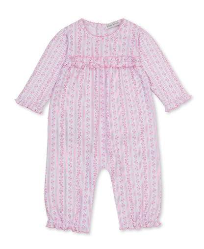 Watercolor Floral Stripe-Playsuit/814932