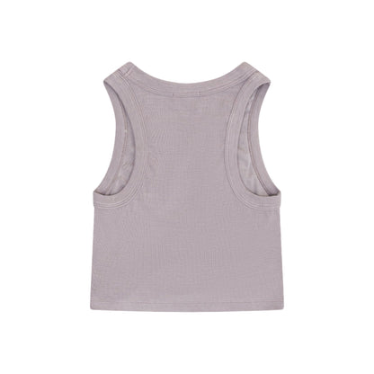 Shirred Slv. Top - Cobblestone