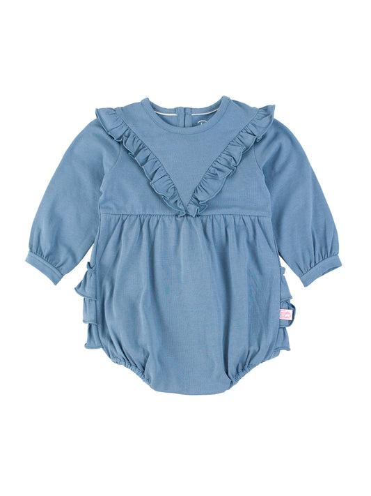 LS V-Ruffle Bubble Romper - 1AP0544