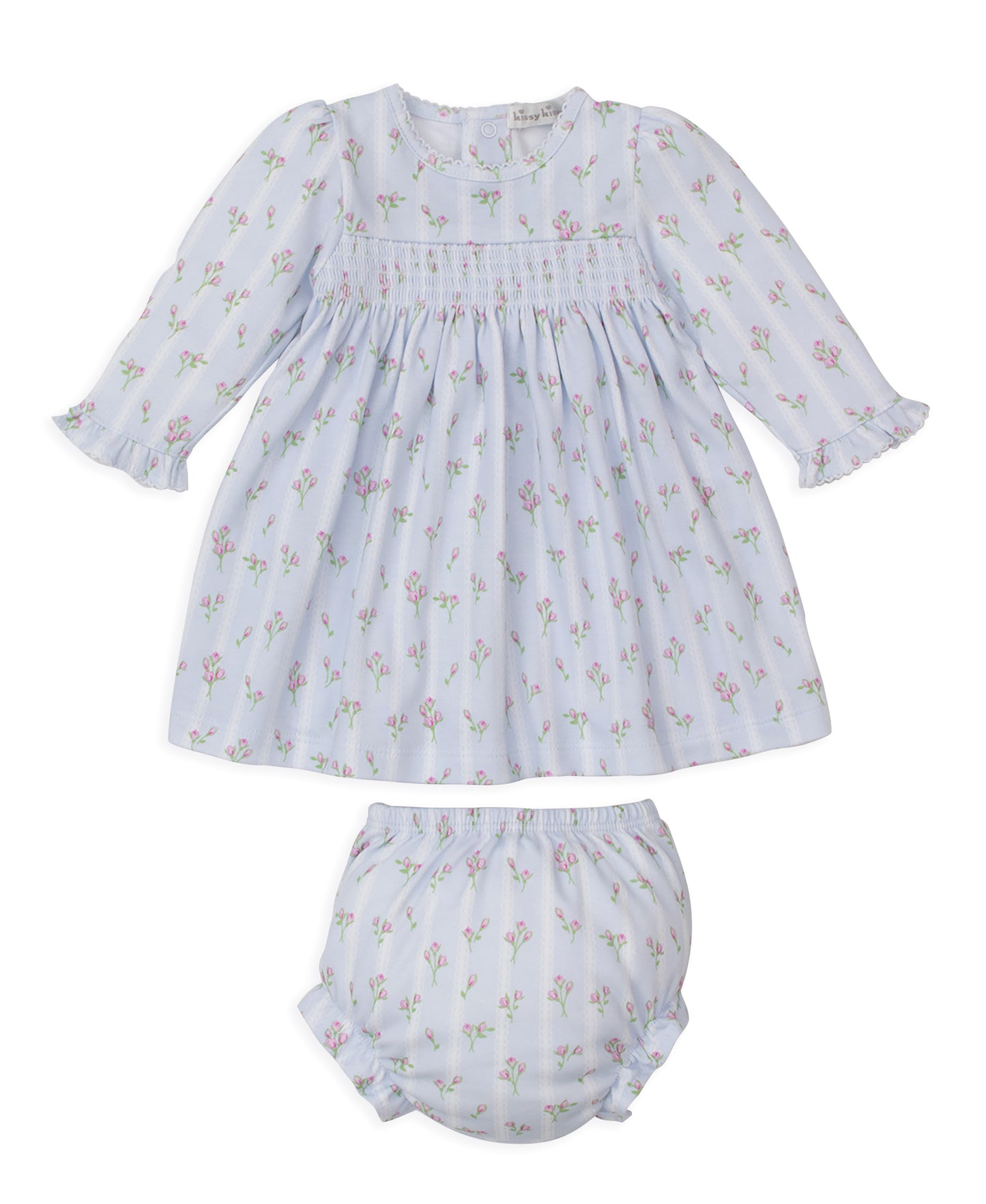 Ribbon Stripe Bouquets Dress Set
