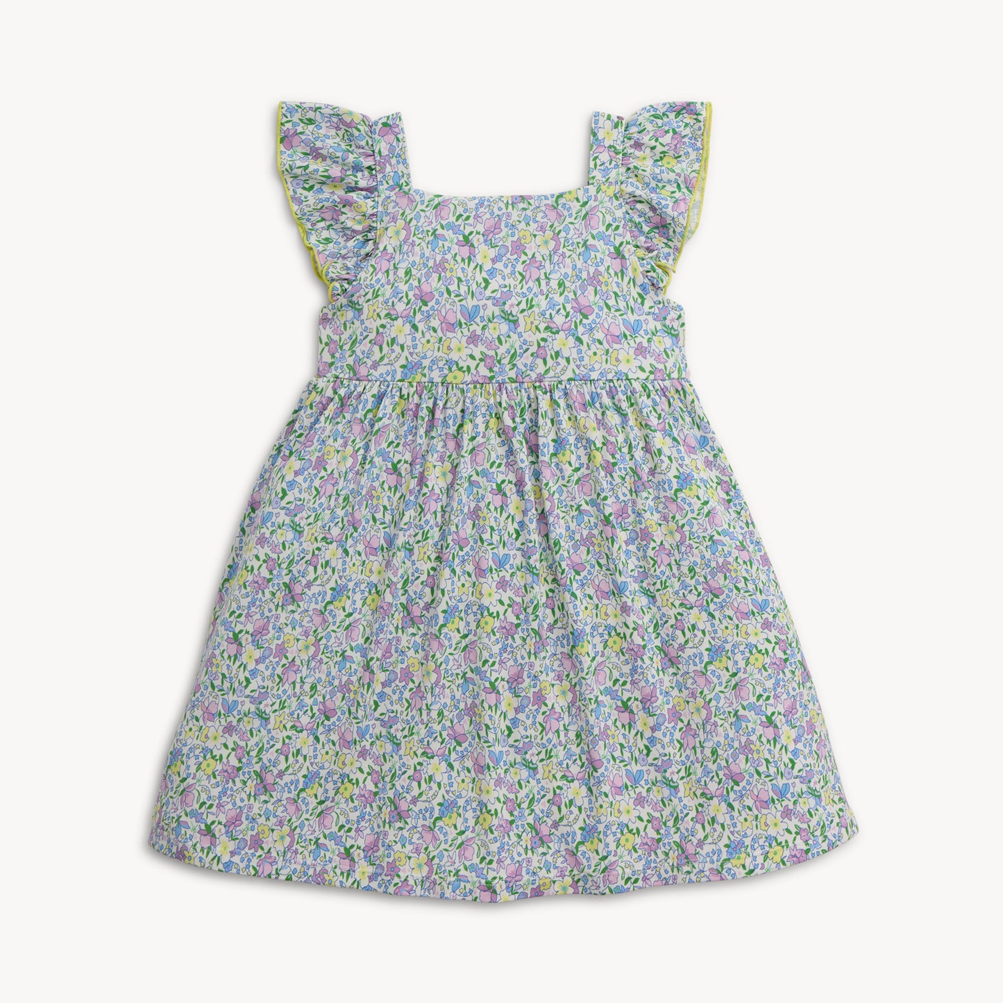 Lavinia Ruffle Sleeve Dress