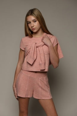 Raw-Seamed Swing Shorts
