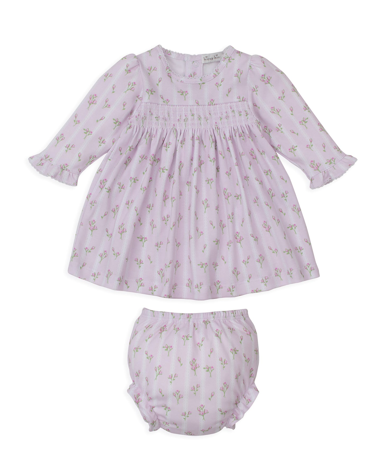 Ribbon Stripe Bouquets Dress Set