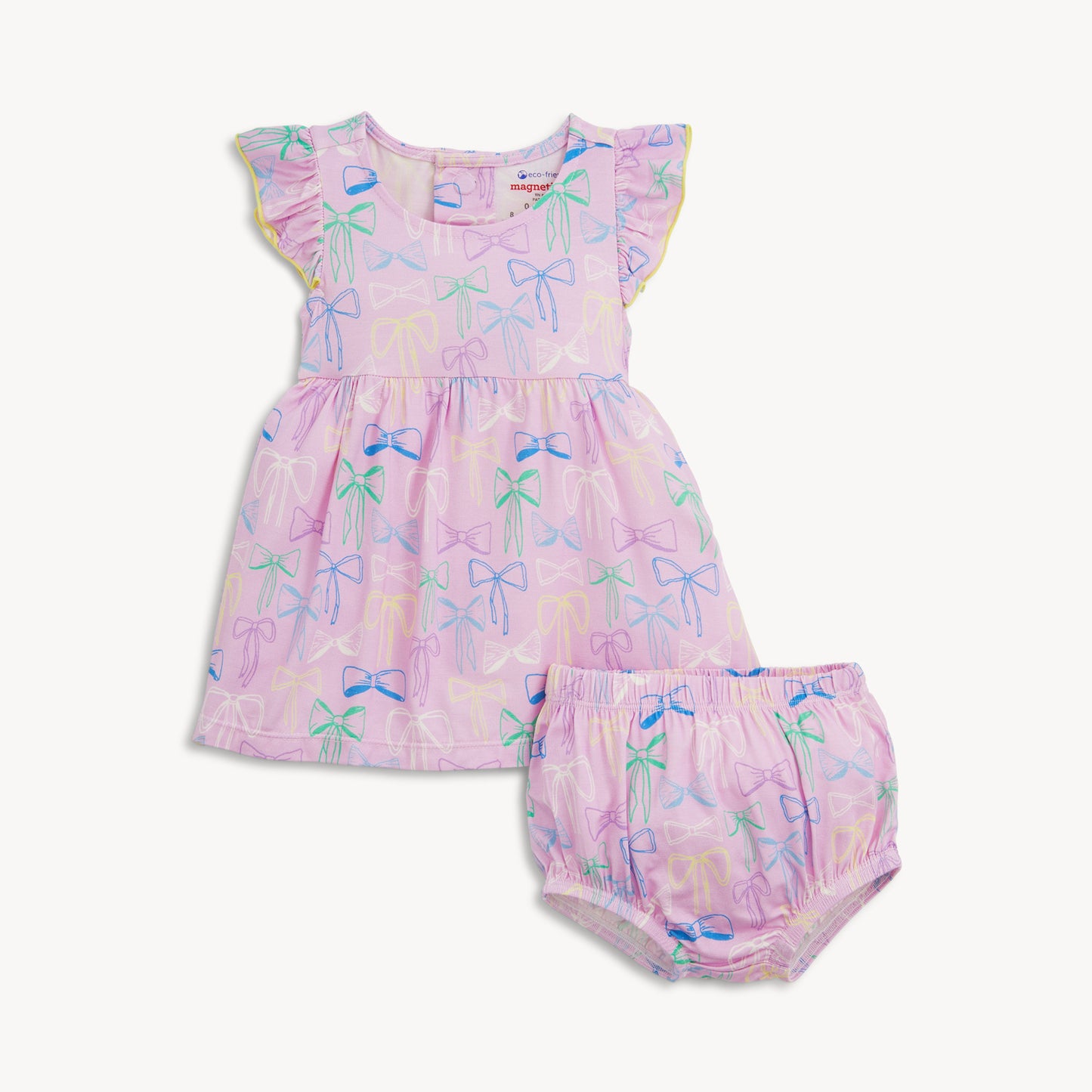 Take A Bow Dress W/ Bloomer