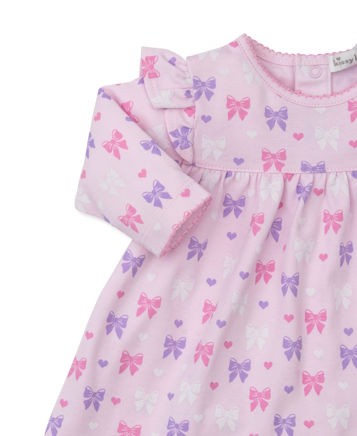 Billowy Bows Dress Set - Pink