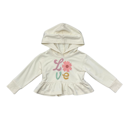 Girls Peplum Hoodie