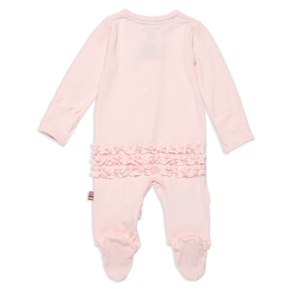 Pink Dogwood Modal Footie