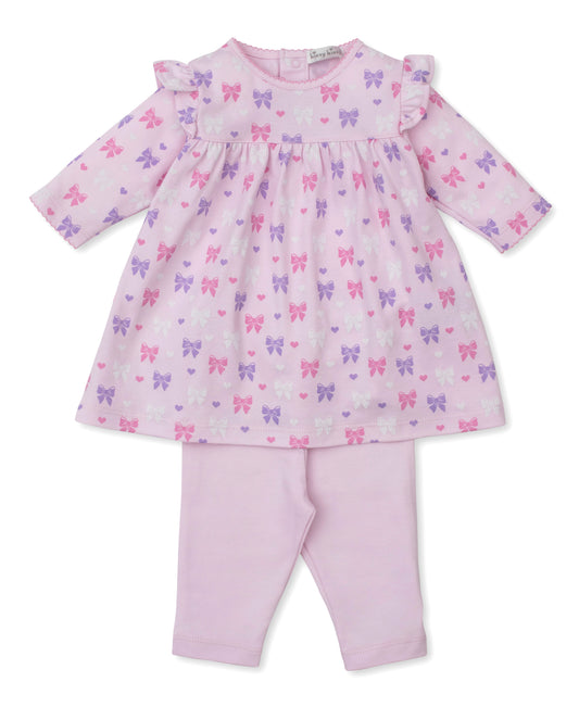 Billowy Bows Dress Set - Pink