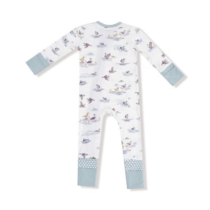 Migrating Mallards Zip Romper