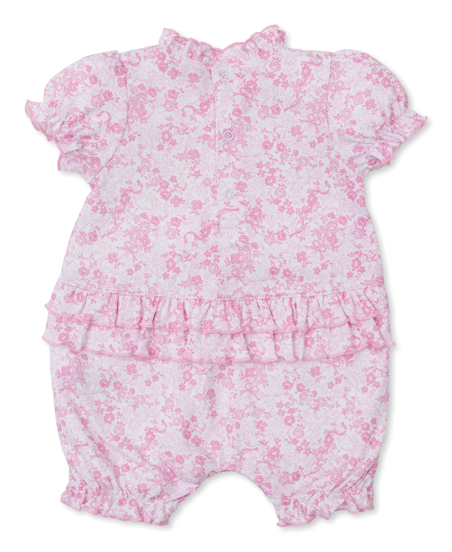Old English Roses Pink Playsuit