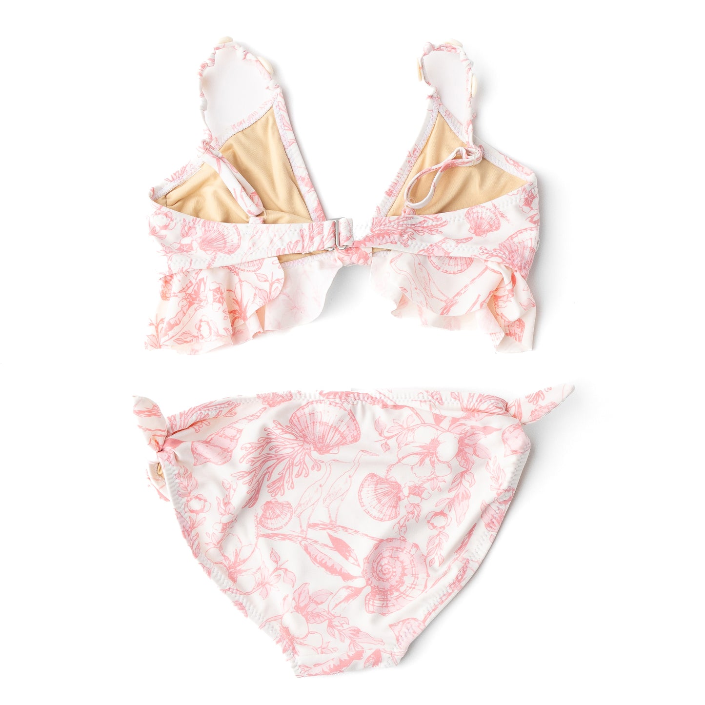 Ruffle Bikini - Seaside Toile