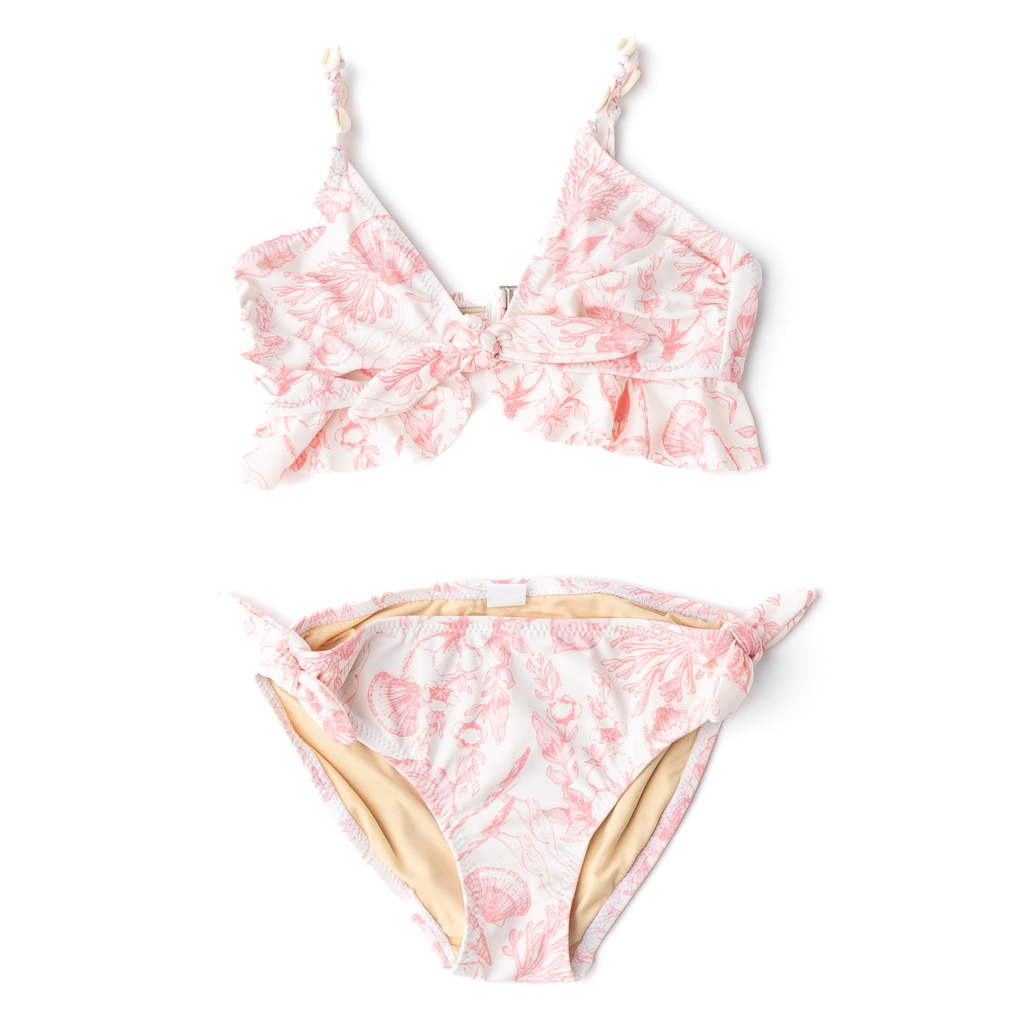 Ruffle Bikini - Seaside Toile