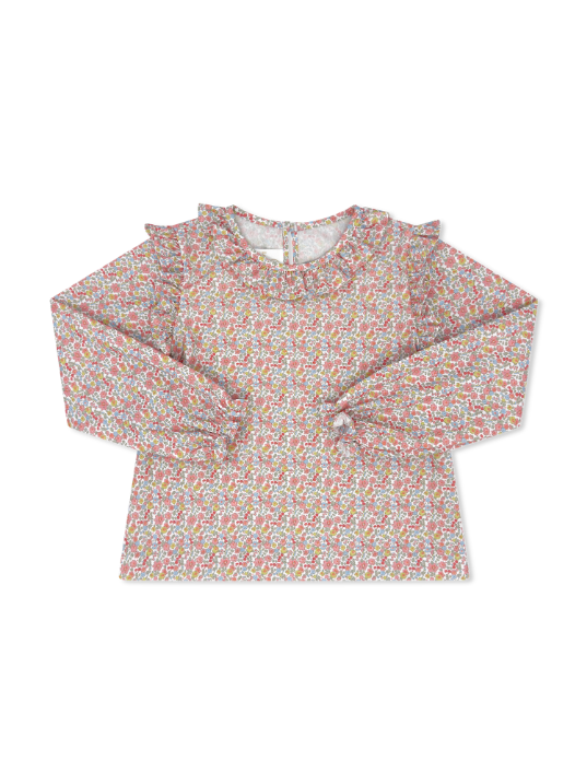 Evelyn Blouse LS-Autumn Garden