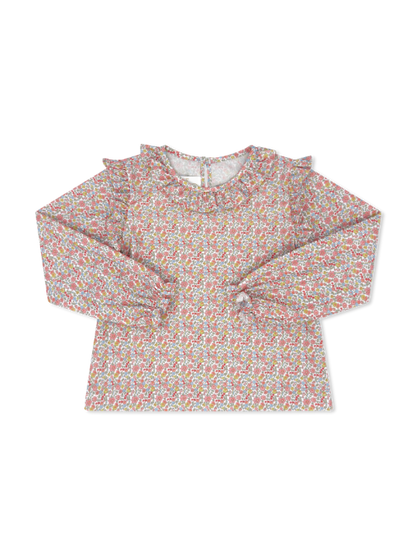 Evelyn Blouse LS-Autumn Garden