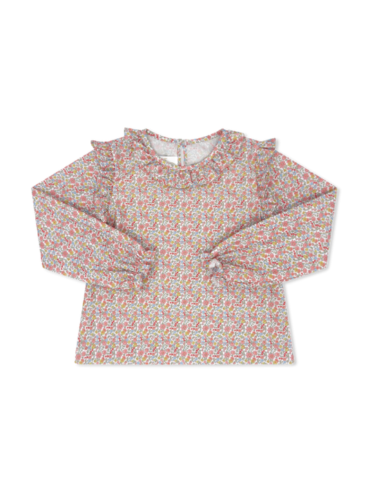 Evelyn Blouse LS-Autumn Garden