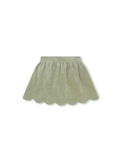 Susie Scallop Skirt-Sweetgrass Cord