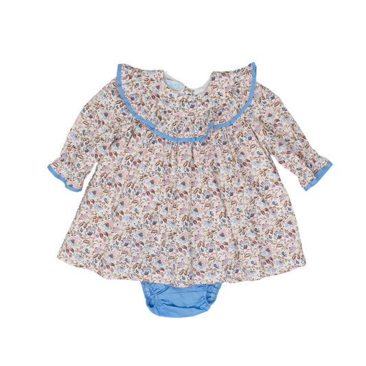 Layla Pink/Blue Floral Bloomer Set