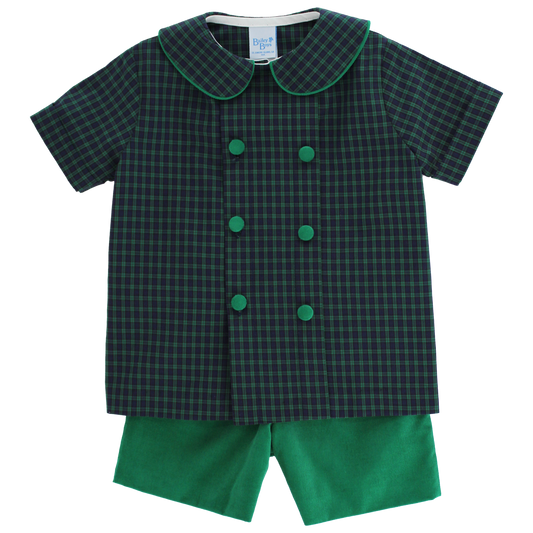 Sterling w Clover Short Set/26603DDS