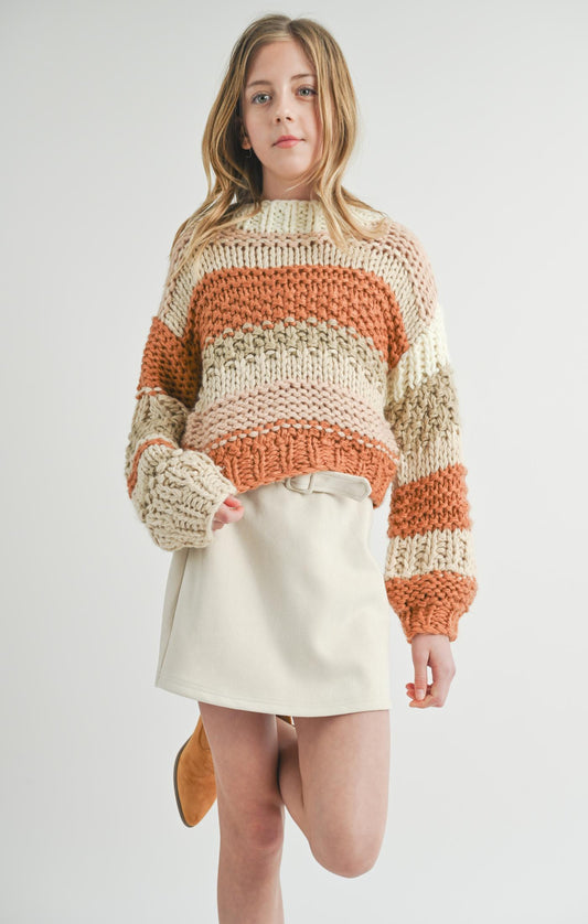 Butter Pecan Chunky Sweater