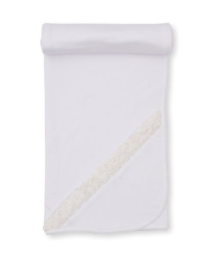 Miniature Roses Blanket - White