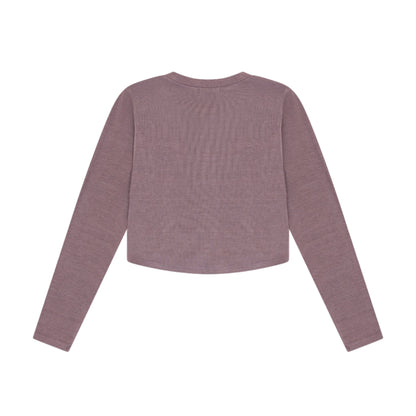 Rib L/S Top - Lavender Mist