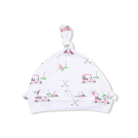 Pink Golf Carts Knotted Hat