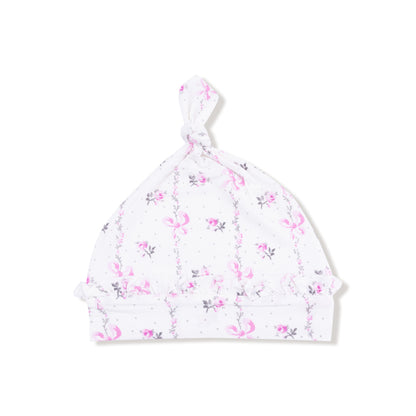 Dainty Buds & Bows Knotted Hat