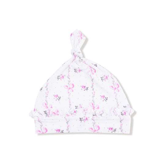 Dainty Buds & Bows Knotted Hat