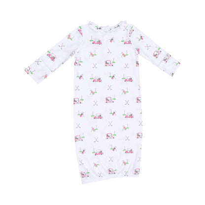 Pink Golf Carts - Kimono Gown