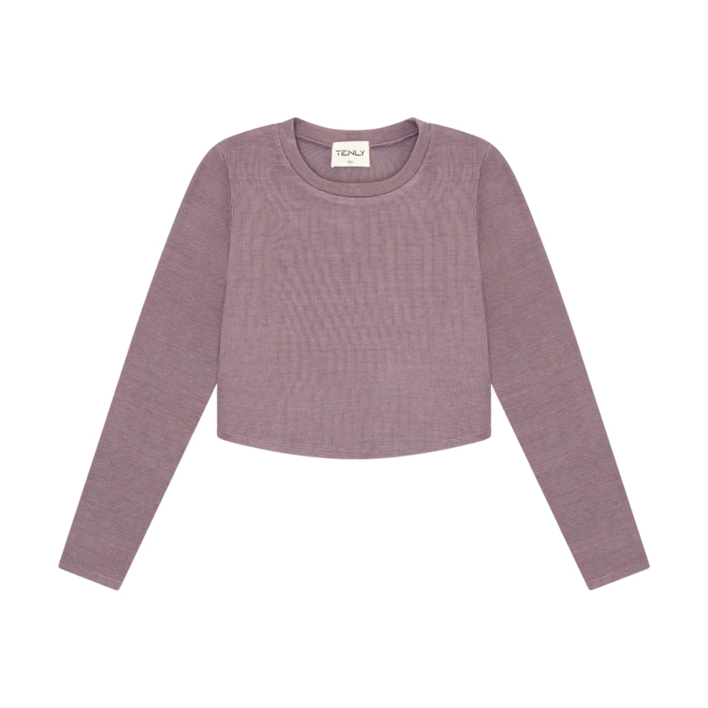 Rib L/S Top - Lavender Mist