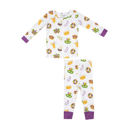 Mardi Gras LS Pajama Set