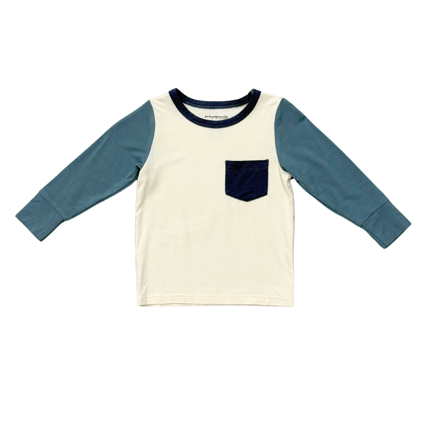 LS Colorblock Pocket Shirt